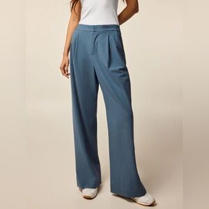 NWT Greyson Women’s Pants Size XS Phoenix Wide Leg Trouser Vintage Indigo Blue